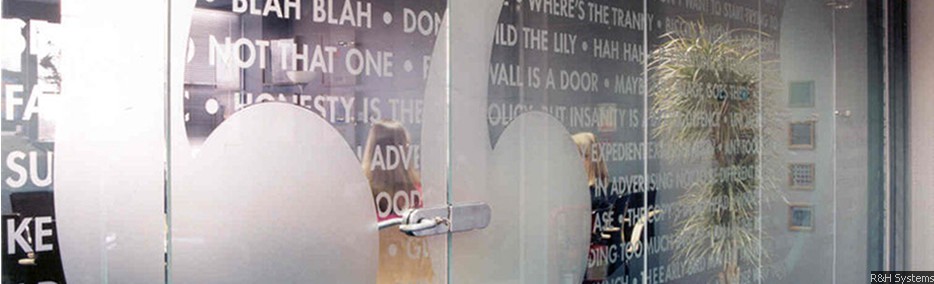 Graphics and Manifestation for Glass Partitioning